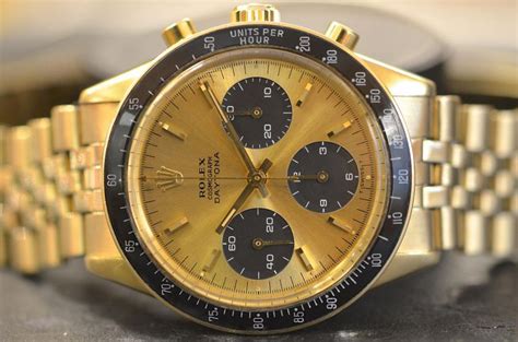 rolex daytona 6241 compax brown oro giallo 14k|rolex paul newman 6241.